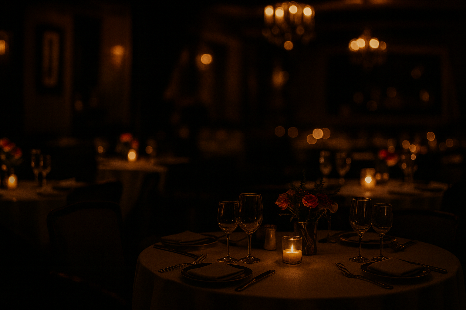 Intérieur élégant du restaurant