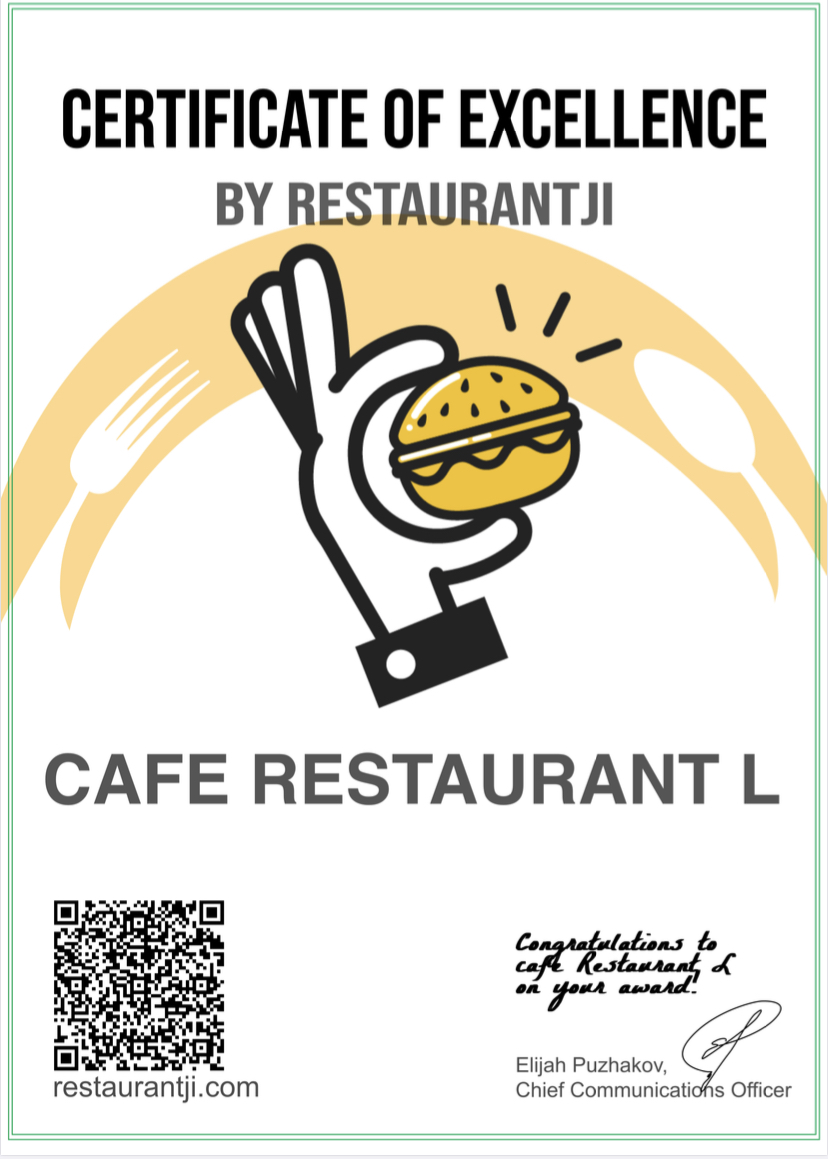 Meilleur restaurant — Montréal (2023), certificat